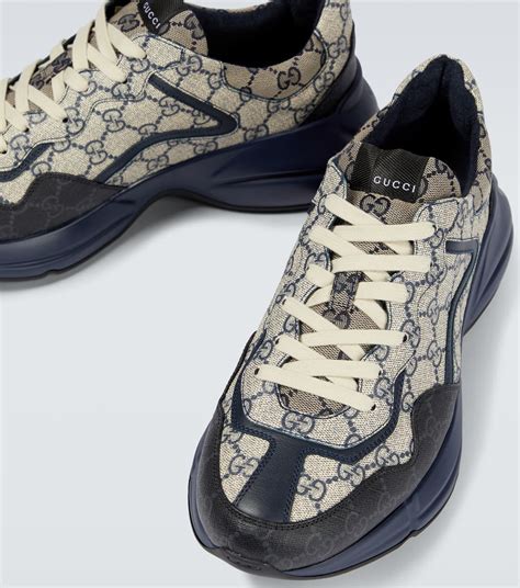 gucci men's rhyton sneakers|gucci rhyton sneakers used.